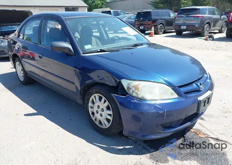 2005 Honda Civic Lx from USA, damaged, VIN 2HGES16585H542976